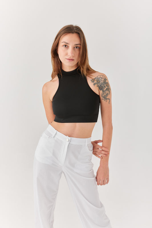 Siyah Kolsuz Spor Bra.