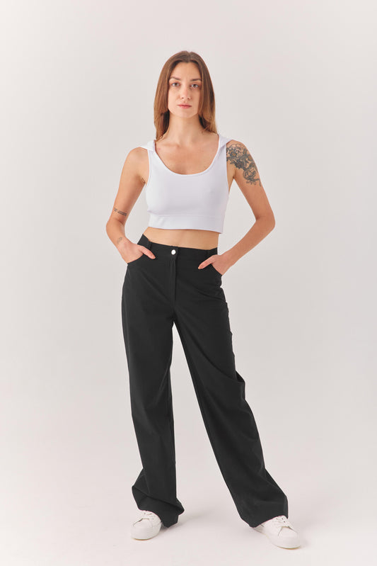 Beyaz Kapüşonlu File Detaylı Bra