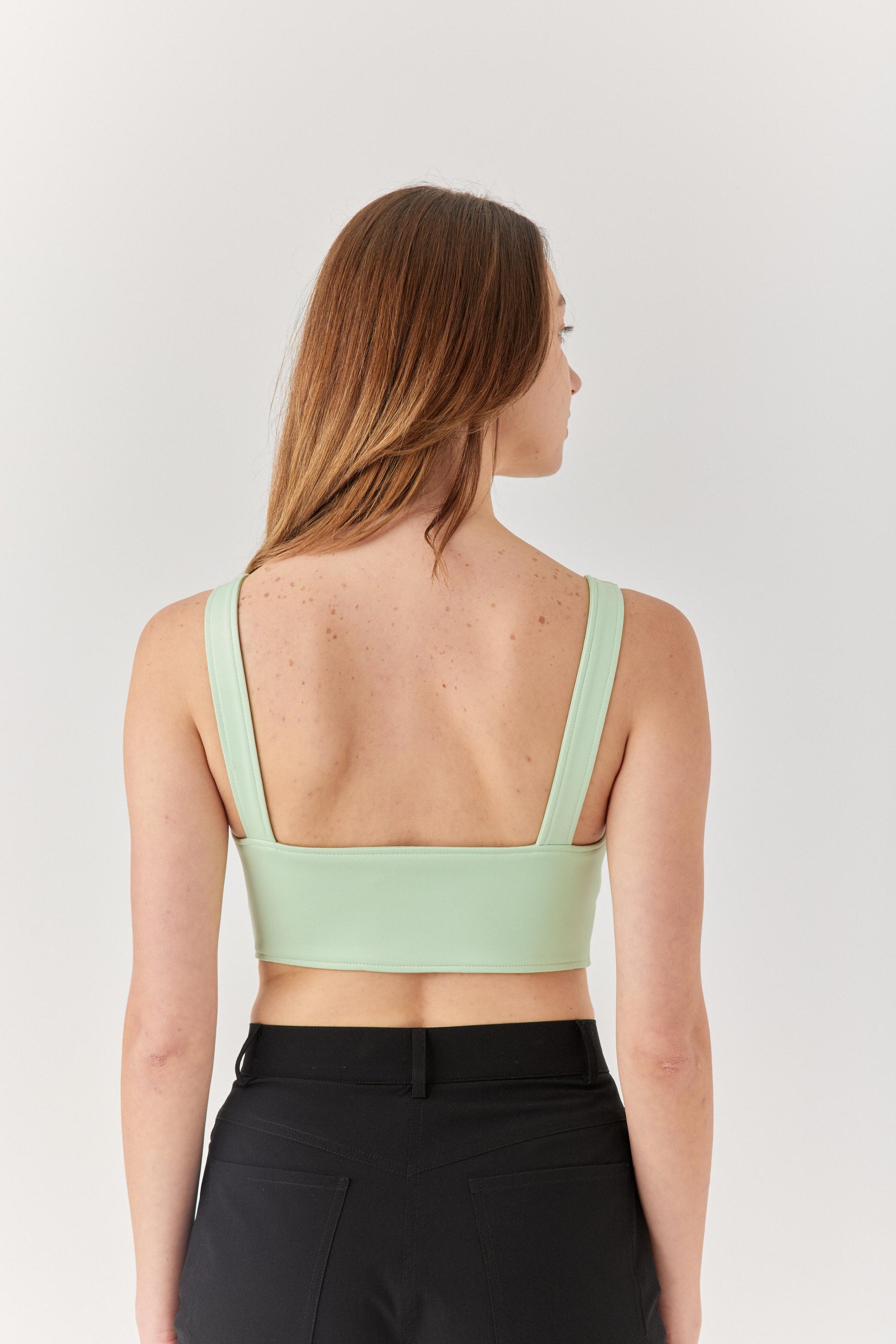 Yeşil Göğüs Dekolteli Bra.